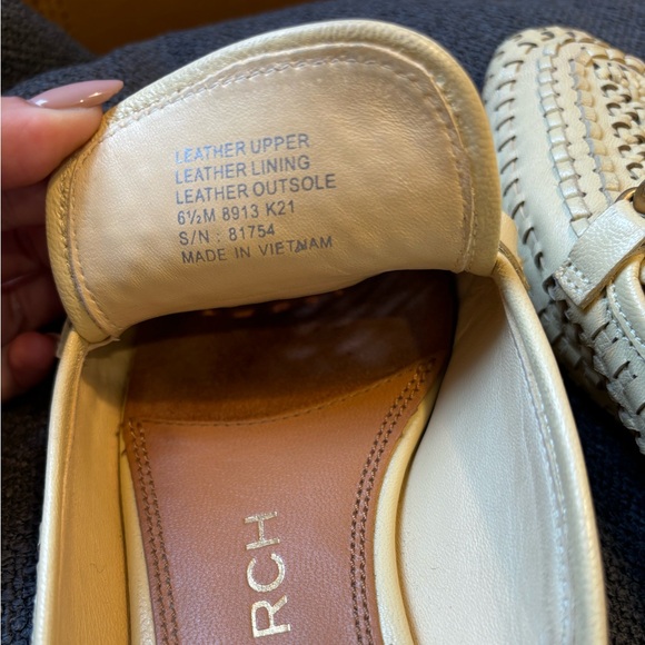 Tory Burch Jessa Backless Loafers in Sweet Corn Size 6.5 - Picture 4 of 8